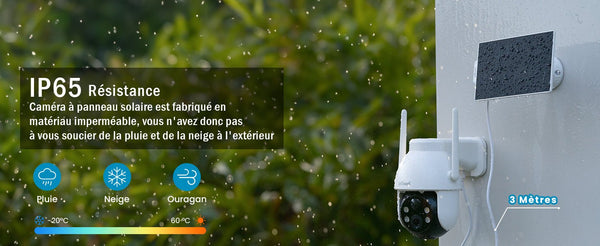 IeGeek 2K 360 PTZ Outdoor Solar Surveillance Camera With PIR Motion Alerts - stepyours.com