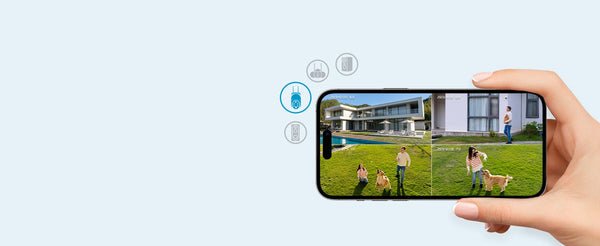 IeGeek 2K 3MP 360 PTZ Solar Outdoor Surveillance Camera With PIR Motion Sensor - stepyours.com