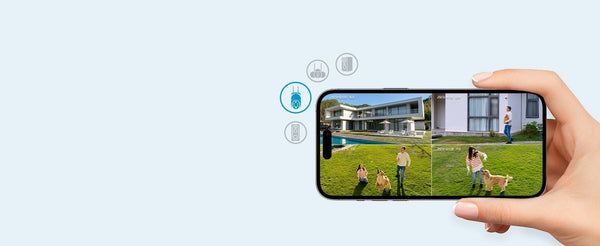 IeGeek 2K 3MP 360 PTZ Solar Outdoor Surveillance Camera With PIR Motion Sensor - stepyours.com