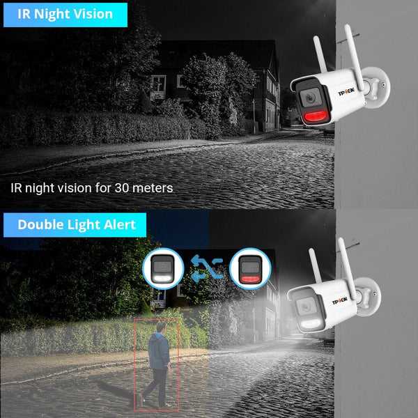 8MP 4K IP Camera WiFi Bullet Outdoor With AI Human Detection - stepyours.com