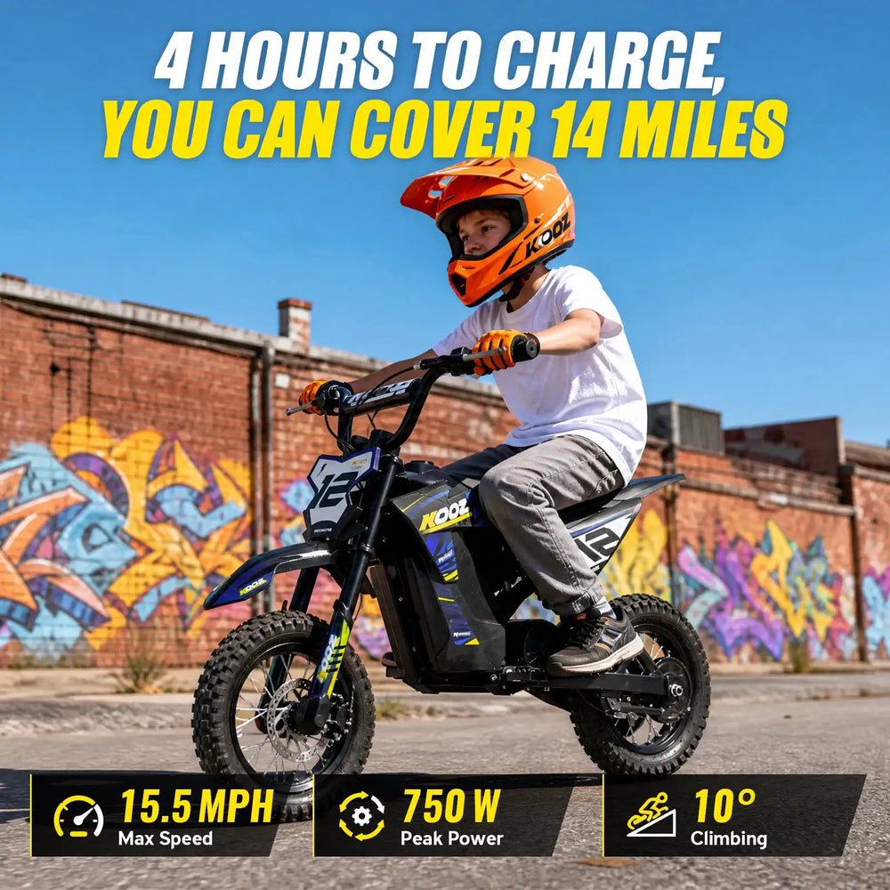 Kooz Powerful Kids Safe Electric Bike — product view 1