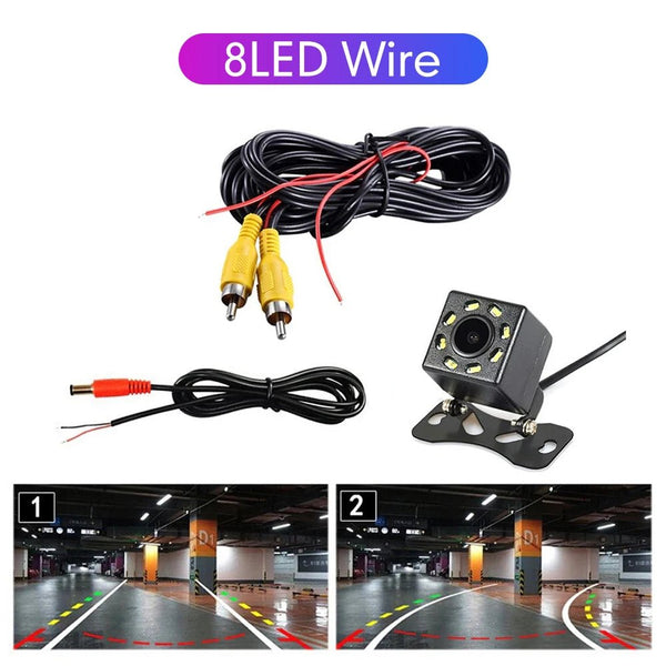 Universal Car Rear View Camera 720P 1080P AHD IP68 LED Waterproof Parking Assist - stepyours.com