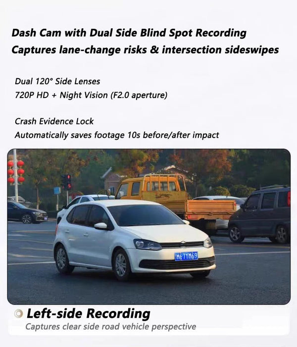 4 Channel WiFi Dash Cam DVR For Cars Front And Rear Interior 360 Parking 24h - stepyours.com