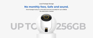 IMILAB C22 Indoor Baby Monitor AI Detection 360 PTZ Night Vision Xiaomi Home App - stepyours.com