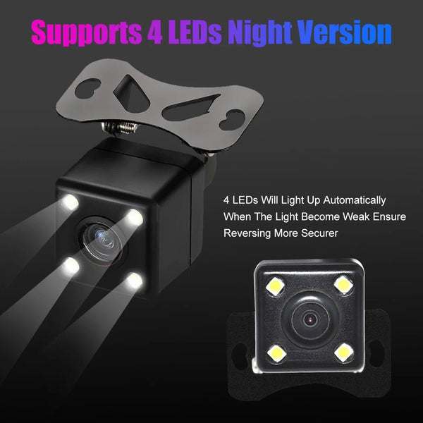 Universal Car Rear View Camera 720P 1080P AHD IP68 LED Waterproof Parking Assist - stepyours.com