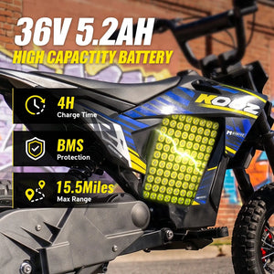 Kooz Powerful Kids Safe Electric Bike — product view 3