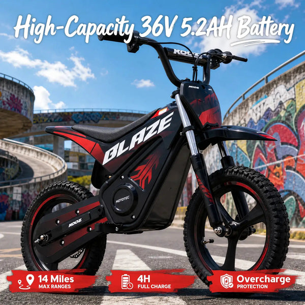 Kooz Kids Electric Bike Safe — product view 3