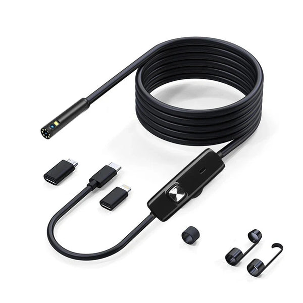 8mm 1080P Car Endoscope Boroscope For iPhone Android Type C - Plug And Play - stepyours.com