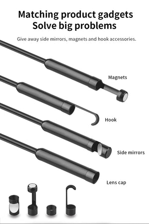 8mm 1080P Car Endoscope Boroscope For iPhone Android Type C - Plug And Play - stepyours.com