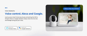 IMILAB C22 Indoor Baby Monitor AI Detection 360 PTZ Night Vision Xiaomi Home App - stepyours.com