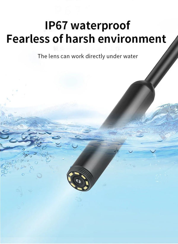 8mm 1080P Car Endoscope Boroscope For iPhone Android Type C - Plug And Play - stepyours.com