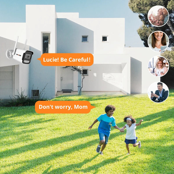 8MP 4K IP Camera WiFi Bullet Outdoor With AI Human Detection - stepyours.com