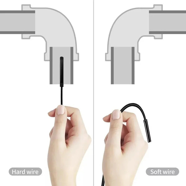 5.5 To 8mm Endoscope For Android And iPhone Real Time Boroscope Tight Spaces - stepyours.com