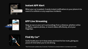 70Mai A510 Dash Cam 1944P HDR GPS ADAS 4G Front And Rear Car DVR - stepyours.com