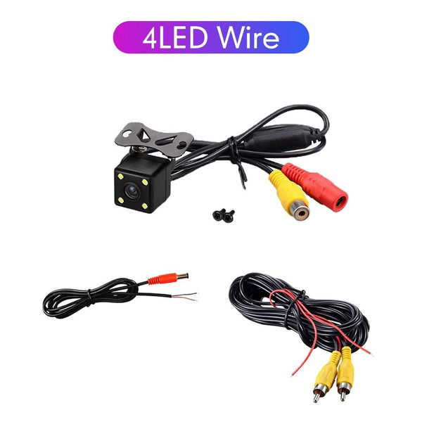Universal Car Rear View Camera 720P 1080P AHD IP68 LED Waterproof Parking Assist - stepyours.com