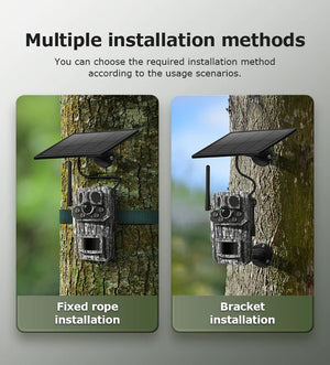 INQMEGA4G Solar Trail Camera 2K Night Vision 5MP PIR Motion Activated - stepyours.com