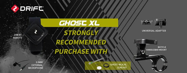 Drift Ghost XL Action Camera 1080p Full HD Waterproof Rotating Lens Dash Cam - stepyours.com