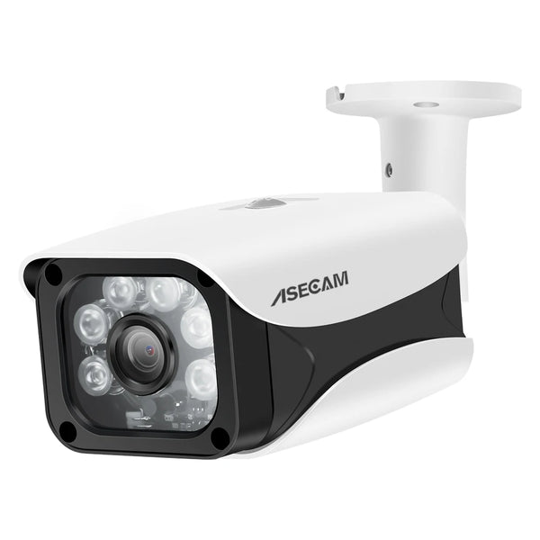 8MP 4K Outdoor PoE IP Camera H265 - 150ft Night Vision IP67 Weatherproof CCTV - stepyours.com
