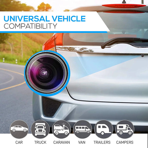 Car Rear View Camera HD Night Vision Wide Angle Waterproof CCD Backup Monitor - stepyours.com