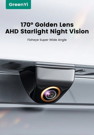 GreenYi 170 Degree Fisheye Rear View Camera Full HD Night Vision AHD Parking - stepyours.com