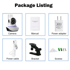Susikum 1080P WiFi IP Camera With Two Way Audio Pan Tilt RJ45 Port - stepyours.com