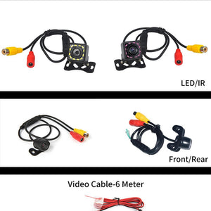 Hippcron Car Rear View Camera 8 LED Night Vision CCD Waterproof HD Video Monitor - stepyours.com