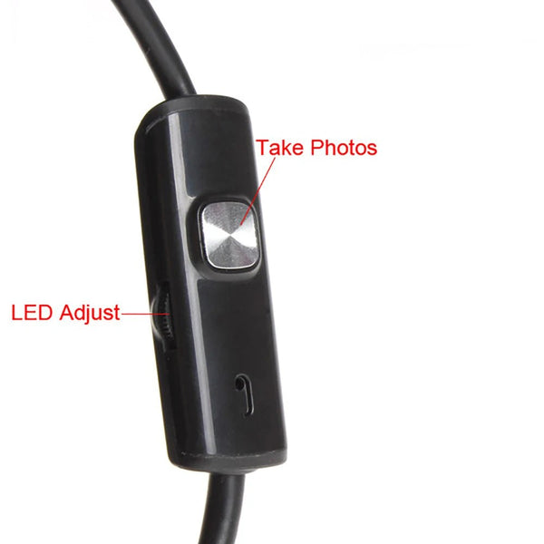 7.0 To 5.5 mm IP67 Waterproof Endoscope Camera - Android Borescope With 6 LEDs - stepyours.com