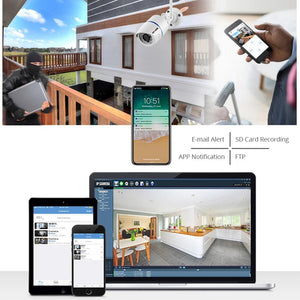 4MP Outdoor WiFi Bullet IP Camera - Weatherproof 1080P Security Hooks - stepyours.com