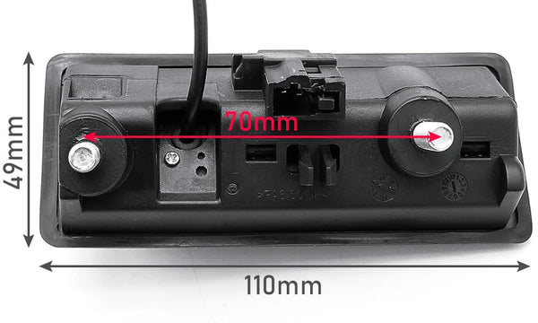 GreenYi 170 Degree 1080P AHD Vehicle Rear View Camera For VW Golf Passat Jetta - stepyours.com