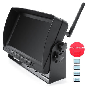 GreenYi 1280x720 HD AHD Wireless Truck DVR 7 Inch Night Vision Backup Camera - stepyours.com