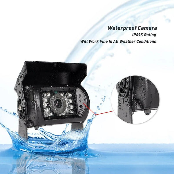Waterproof 4 Pin AV Port Reverse Backup Camera With IR Night Vision For Trucks - stepyours.com
