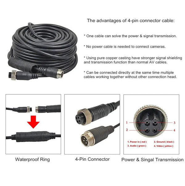 Diysecur 1080P AHD Truck Rear View Camera With Starlight Night Vision - stepyours.com