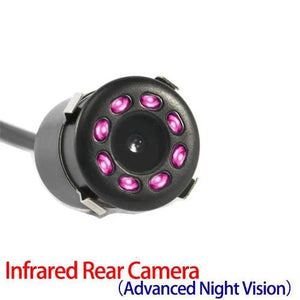 Hippcron Car Rear View Camera 8 LED Night Vision CCD Waterproof HD Video Monitor - stepyours.com