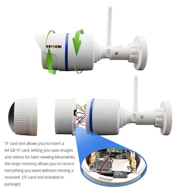 4MP Outdoor WiFi Bullet IP Camera - Weatherproof Surveillance With Motion Alerts - stepyours.com