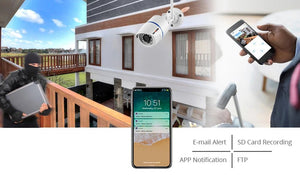 4MP Outdoor WiFi Bullet IP Camera - Weatherproof Surveillance With Motion Alerts - stepyours.com