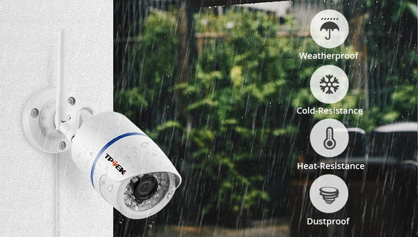 4MP Outdoor WiFi Bullet IP Camera - Weatherproof Surveillance With Motion Alerts - stepyours.com