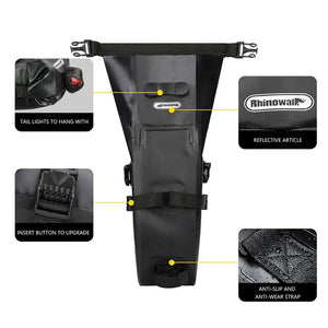 Rhinowalk Bicycle Saddle Bag 1.5L 2.5L Full Waterproof Cycling Seat Bag MTB Road Repair Tools Bag Bike Tail Pack Accessories
