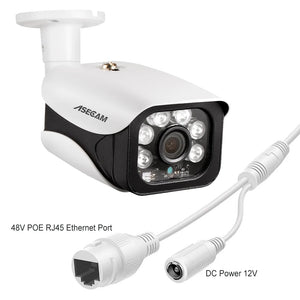 8MP 4K Outdoor PoE IP Camera H265 - 150ft Night Vision IP67 Weatherproof CCTV - stepyours.com