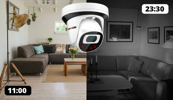 4MP WiFi IP Surveillance Camera With 2.8mm Lens Indoor Two Way Audio CamHi Cam - stepyours.com