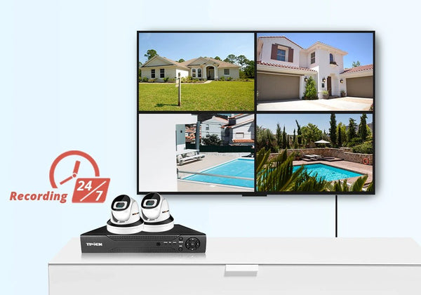 4MP WiFi IP Surveillance Camera With 2.8mm Lens Indoor Two Way Audio CamHi Cam - stepyours.com