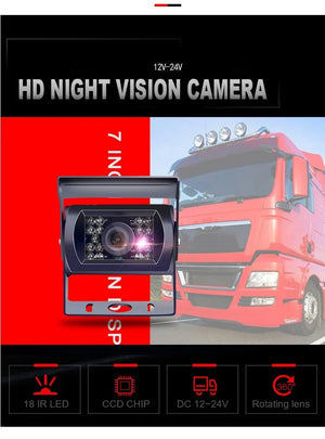 Waterproof 4 Pin AV Port Reverse Backup Camera With IR Night Vision For Trucks - stepyours.com