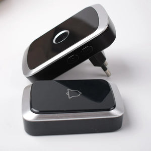 Waterproof Wireless Doorbell AC 100V-240V EU Plug Smart Remote control Door Bell Rings with battery included , plug and play. by stepyours.com