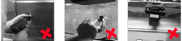 GreenYi Rear View Camera Bracket With License Plate Lights For Suzuki SX4 Liana - stepyours.com