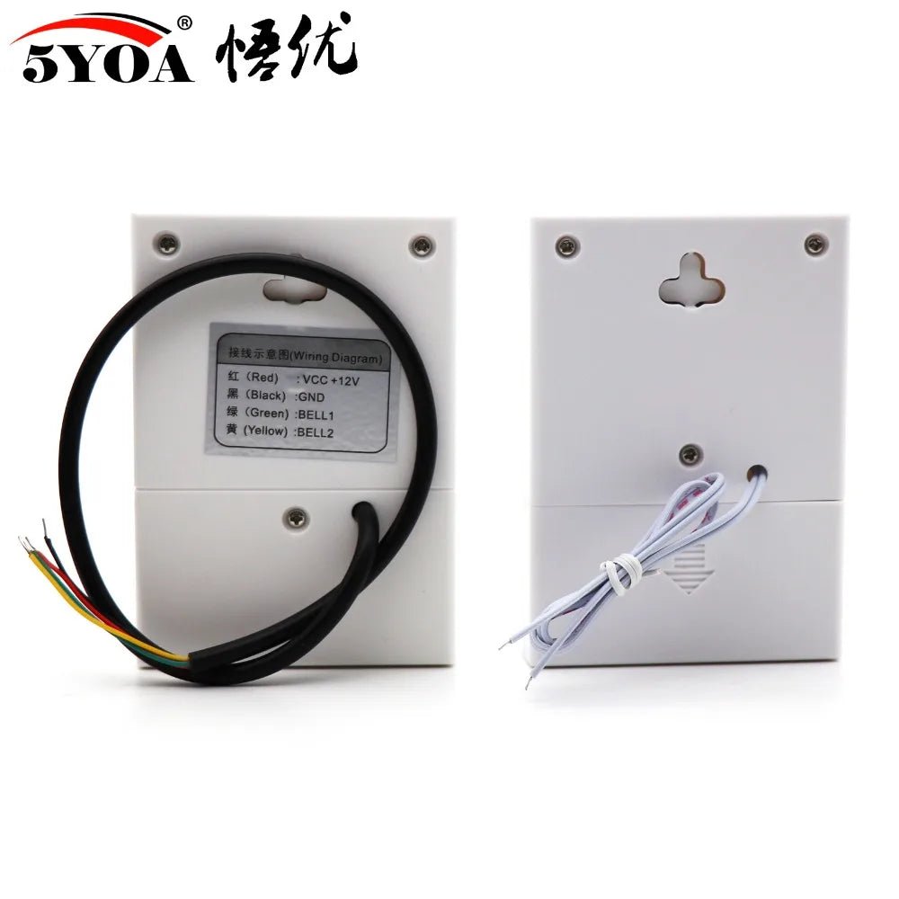 Dual Mode Doorbell Battery Or 12V Wired Easy Access Hooks - stepyours.com