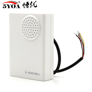 Doorbell Electronic Wire Door Bell Ding-Dong Dry Battery or Connect to 12V Two Types by stepyours.com