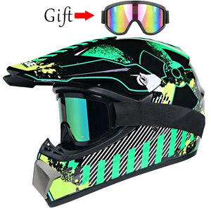 Children Offroad Motorcycle Helmet — product view 3
