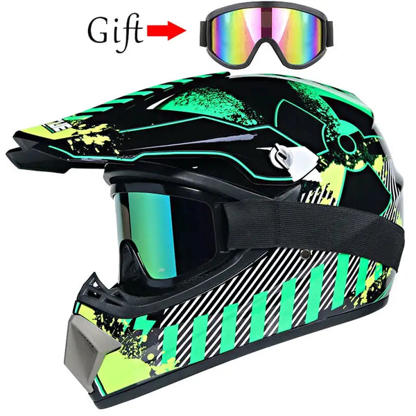 Children Offroad Motorcycle Helmet — product view 3