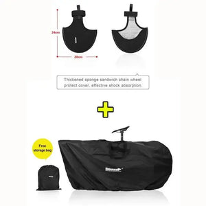 Rhinowalk 2023 Mountain Bike Carry Bag for 26-27.5 Inch Portable Cycling Bike MTB 700C Travel Bycicle Accessories Outdoor Sport