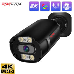 UltraHD 4K Outdoor Security IP Turret PoE Camera - 8MP Color Night Vision - stepyours.com