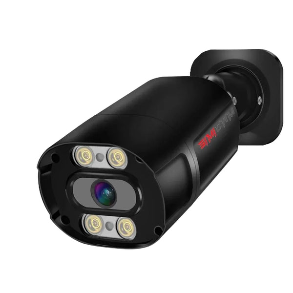 UltraHD 4K Outdoor Security IP Turret PoE Camera - 8MP Color Night Vision - stepyours.com